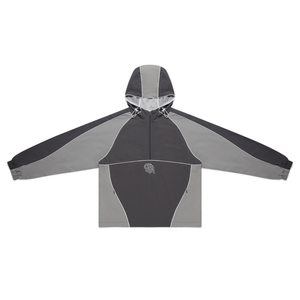 Nylon Track Jacket (Grey / Grey)
