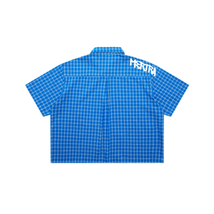Plaid Shirt (Lapis)