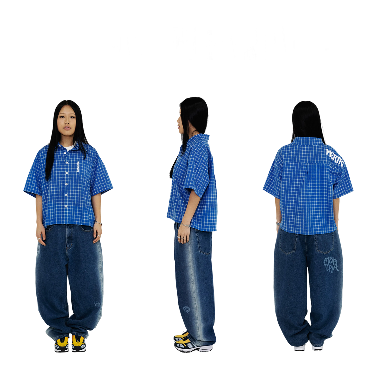Plaid Shirt (Lapis)