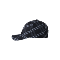 Merva Check Cap (Black)
