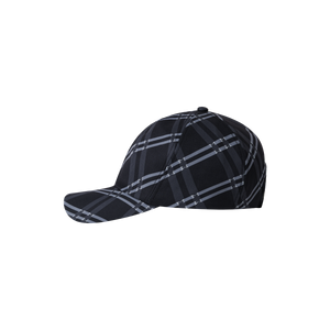 Merva Check Cap (Black)