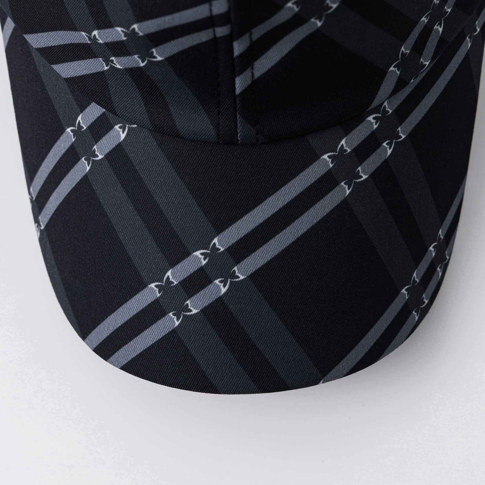 Merva Check Cap (Black)