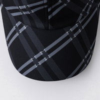 Merva Check Cap (Black)