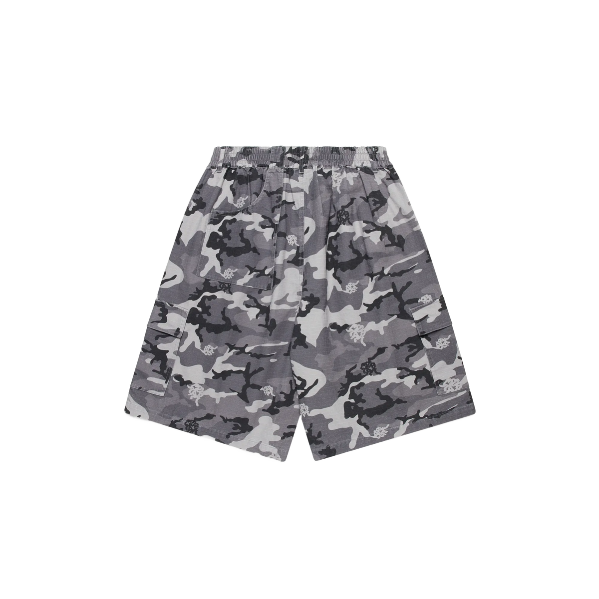 Ripstop Cargo Shorts (Grey Camo)