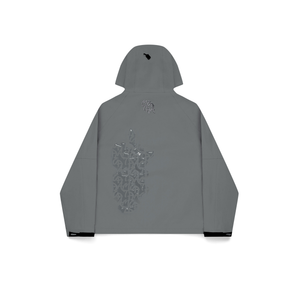 Monogram Shell Jacket (Slate)