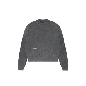 Waffle Knit (Washed Grey)